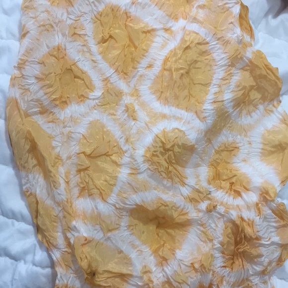 Creamsicle Orange Silk Scarf - Picture 7 of 7